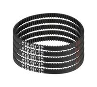 sourcing map Cinghia dentata in gomma HTD-3M, 84 denti, 252 mm di lunghezza x 6 mm di larghezza x 2,4 mm di altezza, puleggia dentata ad anello chiuso, 5 pezzi