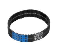 sourcing map Cinghia dentata in gomma HTD-5M, 84 denti, 420 mm di lunghezza x 15 mm di larghezza x 3,6 mm di altezza, puleggia ad anello chiuso, 2 pezzi