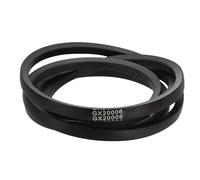 sourcing map Cinghia di trasmissione in gomma per tosaerba, 1,27 x 224,5 cm, per GX20006 131290 92-6954 92-6954, 92-6718, 93-388, nero