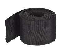 sourcing map Cinghia leggera in polipropilene, 100 mm, 9,1 m, per zaino, cinghie nere per bagagli da esterno