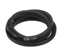 sourcing map Cinghia trapezoidale classica avvolta A84, 1/2, circonferenza esterna di 221 cm, in gomma industriale, con profilo A, per macchine industriali, colore nero