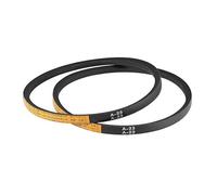 sourcing map Cinghie trapezoidali A23 lunghezza passo 23", cinghia di trasmissione in gomma a sezione A, 2 pezzi