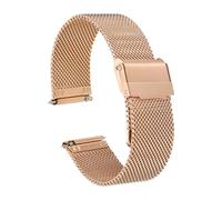 sourcing map Cinturino per orologio da polso in acciaio inossidabile 316L, a sgancio rapido, regolabile, in metallo, per uomini e donne, 20mm, No.