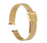 sourcing map Cinturino per orologio da polso in acciaio inossidabile 316L, a sgancio rapido, regolabile, in metallo, per uomini e donne, 24mm, No.