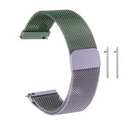 sourcing map Cinturino per orologio in rete in acciaio inox, a sgancio rapido, regolabile, con fibbia magnetica, per uomini e donne, 22mm, Acciaio inossidabile, No.