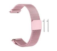 sourcing map Cinturino per orologio in rete in acciaio inox, a sgancio rapido, regolabile, con fibbia magnetica, per uomini e donne, 20mm, Acciaio inossidabile, No.