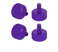 sourcing map Computer PC Scheda grafica Testa piatta zigrinate Viti viola M3.5x6mm 4pz.