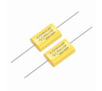 sourcing map Condensatore divisore ad alta frequenza da 5,6 uF, 282 V, per altoparlanti audio, crossover, non polarità, in polipropilene, MKP, condensatori a pellicola