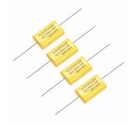 sourcing map Condensatore divisore ad alta frequenza da 5,6 uF, per altoparlanti audio da 267 V, crossover, non polarità, in polipropilene, MKP, condensatori a film MKP, 4 pezzi