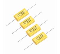 sourcing map Condensatore divisore ad alta frequenza da 6,8 uF, per altoparlanti audio da 266 V, crossover, non polarità, in polipropilene, MKP, condensatori a film MKP, 4 pezzi