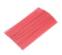 sourcing map Confezione da 100 ricariche per penna 3D, a bassa temperatura di stampa, 2,5 mm x 15 cm, per stampanti PCL, supporta solo penna 3D, arancione rosso