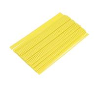 sourcing map Confezione da 100 ricariche per penna 3D, a bassa temperatura di stampa, 2,5 mm x 15 cm, per stampanti PCL, supporta solo penna 3D, giallo