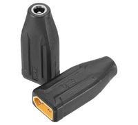 sourcing map Confezione da 2 adattatori XT60, da XT60 maschio a DC5525 femmina, 5,5 x 2,5 mm, connettori XT60 wireless per pannello solare, alimentatore per computer portatile