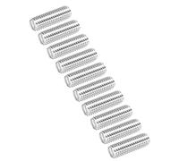 sourcing map Confezione da 30 barre filettate M8 x 25 mm, passo filettatura 1,25 mm, in acciaio inox 304, con filettatura destra