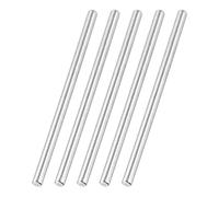 sourcing map Confezione da 60 perni per asse ruota RC, 1,5 x 27,5 mm, in acciaio, esagonali, ricambio per modellini fai da te, auto, camion, barca, elicottero, argento