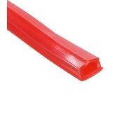 sourcing map Copertura per scanalatura profilo in alluminio con guarnizione piatta, colore rosso, 20 m, 8 mm, serie 3030 4040, per accessori per stampanti 3D, confezione da 1