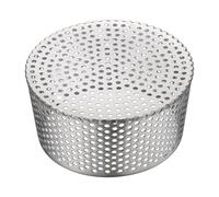 sourcing map Coperture di ventilazione in PVC con terminazione a rete, adatte per grondaie da 16 cm a 18 cm, filtro di protezione per grondaia in acciaio inox 201, filtro conico per tubo di scarico