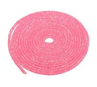 sourcing map Corda con paillettes glitterate da 6 mm, 4,6 m, 2 pezzi, con strass, per fai da te, abiti da sposa, costumi, abbigliamento, scarpe, gioielli, accessori, rosa scuro