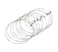 sourcing map Corde per chitarra acustica, altezza 85 cm, 1a corde, tonalità calde, luminose e bilanciate, confezione da 10