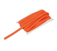 sourcing map Cordoncino da 10,9 m per cucito, fai da te, bordo in tessuto, colore arancione e rosso