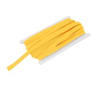 sourcing map Cordoncino da 10,9 m per cucito, fai da te, bordo in tessuto, giallo scuro