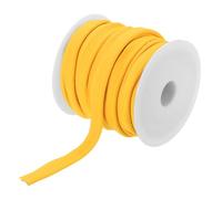 sourcing map Cordoncino da 18,4 m di nastro da 1,27 cm per cucito, fai da te, bordo in tessuto, colore giallo scuro