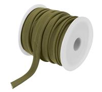 sourcing map Cordoncino da 18,4 m di nastro da 1,27 cm per cucito, fai da te, bordo in tessuto, colore: marrone e verde