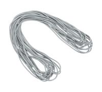 sourcing map Cordoncino in poliestere cerato, 2 mm, 9,1 m, per la realizzazione di bracciali, collane, perline, gioielli e artigianato fai da te (grigio)
