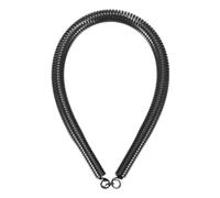sourcing map Curvatubi a molla in PVC, diametro esterno 12,5 mm, lunghezza 380 mm, molla piegatubi per dispositivi di piegatura tubi in energia idroelettrica domestica, nero