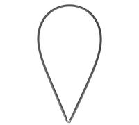 sourcing map Curvatubi a molla in PVC, diametro esterno 12 mm, lunghezza 1500 mm, molla piegatubi per tubi in energia idroelettrica domestica, nero