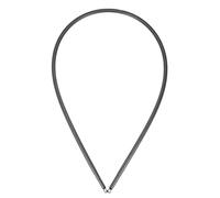 sourcing map Curvatubi a molla in PVC, diametro esterno 13 mm, lunghezza 1500 mm, molla piegatubi per tubi in idropotenza domestica, nero