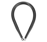 sourcing map Curvatubi a molla in PVC, diametro esterno 13 mm, lunghezza 380 mm, molla piegatubi per tubi in casa idroelettrica, nero