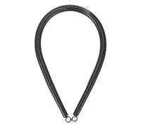 sourcing map Curvatubi a molla in PVC, diametro esterno 13 mm, lunghezza 520 mm, molla piegatubi per tubi in idropotenza domestica, nero