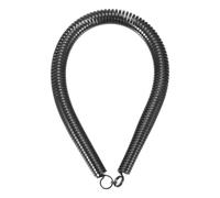 sourcing map Curvatubi a molla in PVC, diametro esterno 15,7 mm, lunghezza 380 mm, molla piegatubi per dispositivi di piegatura tubi in energia idroelettrica domestica, nero