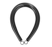 sourcing map Curvatubi a molla in PVC, diametro esterno 22,2 mm, lunghezza 430 mm, molla piegatubi per dispositivi di piegatura tubi in energia idroelettrica domestica, nero