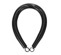 sourcing map Curvatubi a molla in PVC, diametro esterno 26,8 mm, lunghezza 520 mm, molla piegatubi per dispositivi di piegatura tubi in energia idroelettrica domestica, nero