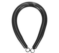 sourcing map Curvatubi a molla in PVC, diametro esterno 27,5 mm, lunghezza 520 mm, molla piegatubi per dispositivi di piegatura tubi in energia idroelettrica domestica, nero