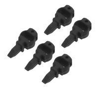 sourcing map Cuscinetti interni in gomma antivibrazione per assorbimento degli urti 5,5 x 2,1 mm per supporto per fotocamera Gimbal Quadcopter RC FPV, nero/confezione da 5