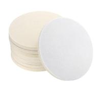 sourcing map Cuscinetto per lucidatura in feltro di lana da 15,2 cm, per levigatrice orbitale casuale, 8 pezzi