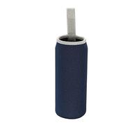sourcing map Custodia per bottiglia d'acqua in neoprene da 500 ml, isolata, antiscivolo, con cinturino per bevande calde o fredde, blu cielo, confezione da 2