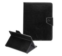 sourcing map Custodia protettiva universale per tablet da 8 pollici, in pelle PU, per tablet touchscreen da 8 a 8,7 pollici, colore nero