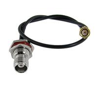 sourcing map Da maschio SMA a femmina TNC paratia dado Adattatore Cavo antenna 13"