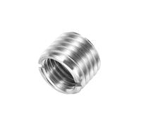 sourcing map Dadi riduttori filettati in acciaio inossidabile 316, da maschio M20 x 2,5 a M16 x 2 femmina 15 mm di lunghezza metrica per riparazione inserto dado vite adattatori filettati manicotto