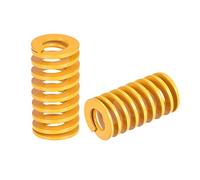 sourcing map Die Spring, 18mm OD 35mm Lungo 2pcs Spirale Timbratura Luce Carico Compressione Die Molle per Stampante 3D Parte Elettrica, Giallo