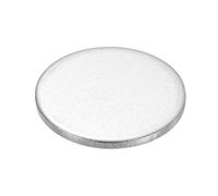 sourcing map Disco in acciaio inossidabile, 35 mm di diametro x 2,5 mm di spessore, rotondo, in metallo, per incisione, timbratura, targhette, targhette, confezione da 12