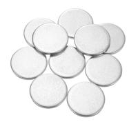 sourcing map Disco in acciaio inossidabile, piatto rotondo in acciaio inox, per artigianato e creazione di gioielli, 1 3/8" x 0.16", 1