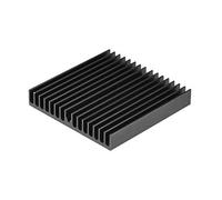 sourcing map - Dissipatore parallelo per MOS GPU IC Chip Nero 60 x 60 x 10 mm