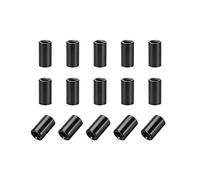 sourcing map, distanziatori rotondi in alluminio, 15 pezzi, M3 x 10 mm, femmina, neri, per droni, FPV, quadrirotori, corse radiocomandate, multirotori, parti fai da te