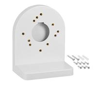 sourcing map Dome Camera Staffa di Montaggio per Interni Esterni ABS Montaggio A Parete Staffa Della Fotocamera con Viti 65mm Altezza per Sistema di Sorveglianza Domestica