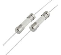 sourcing map F5A 5A 250V Cilindrico 5 x 20mm Ceramica Fusibile 10 pz